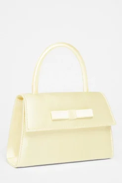 Quiz Top Handle Bag Lemon Online