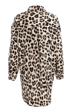 Quiz Leopard Print Oversized Blouse Outlet