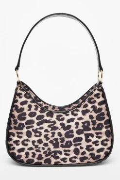 Quiz Leopard Print Shoulder Bag Sale