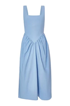 Quiz Light Blue Bow Back Midi Dress