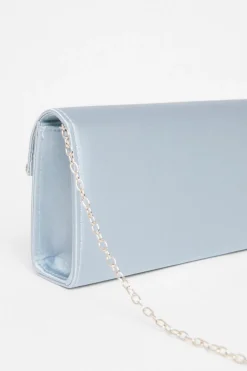 Quiz Diamante Clutch Light Blue Hot