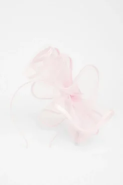 Quiz Light Pink Bow Detail Fascinator