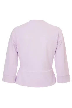 Quiz Lilac Cropped Jacket Best