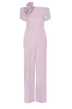 Quiz Lilac Floral Corsage Jumpsuit Online