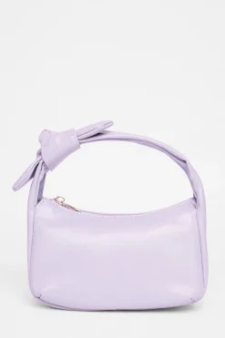 Quiz Knot Mini Top Handle Bag Lilac Hot