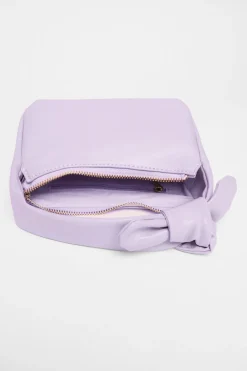 Quiz Knot Mini Top Handle Bag Lilac Hot