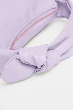 Quiz Knot Mini Top Handle Bag Lilac Hot