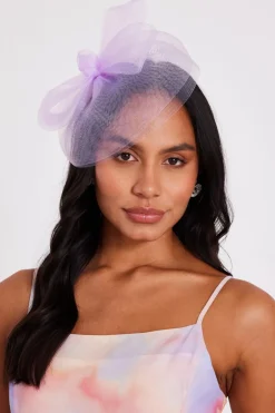 Quiz Large Bow Headband Fascinator Lilac Sale