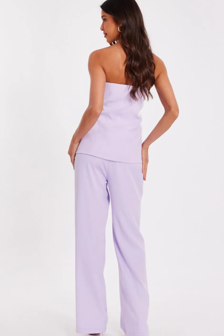 Quiz Lilac Tailored Trousers Clearance
