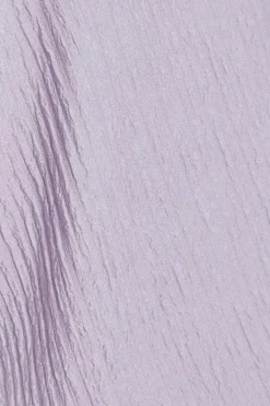 Quiz Textured T-Shirt Lilac Outlet
