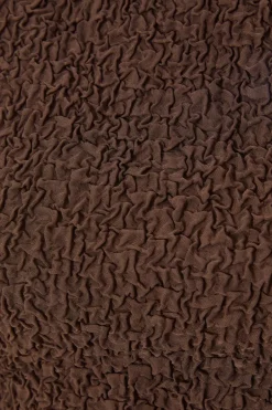 Quiz Textured Mesh Top Mocha Best