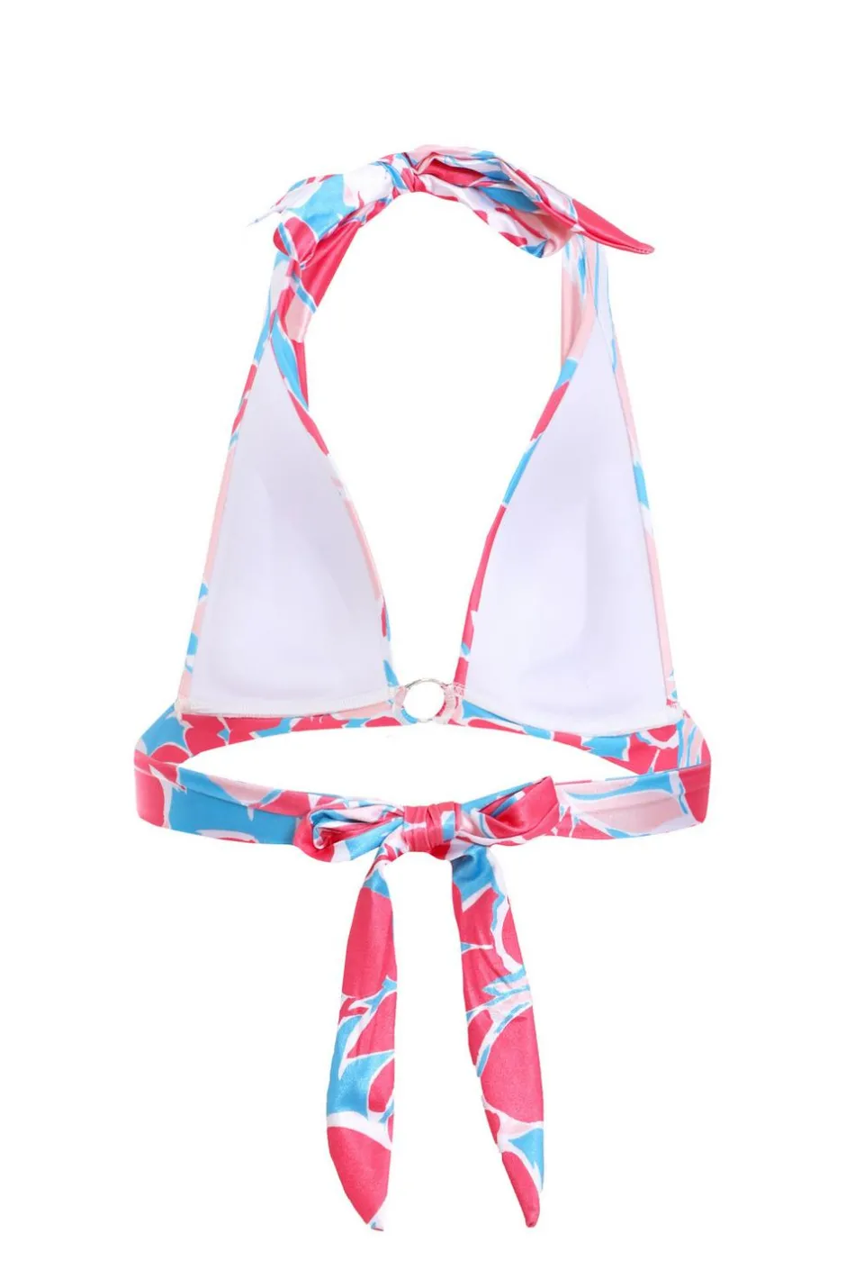 Quiz Multicoloured Halter Neck Bikini Top Online
