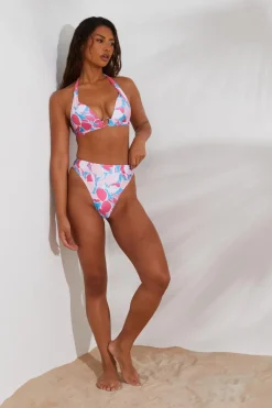 Quiz Multicoloured High Waist Bikini Bottoms Discount