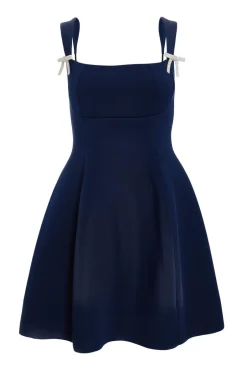 Quiz Navy A-Line Mini Dress Hot