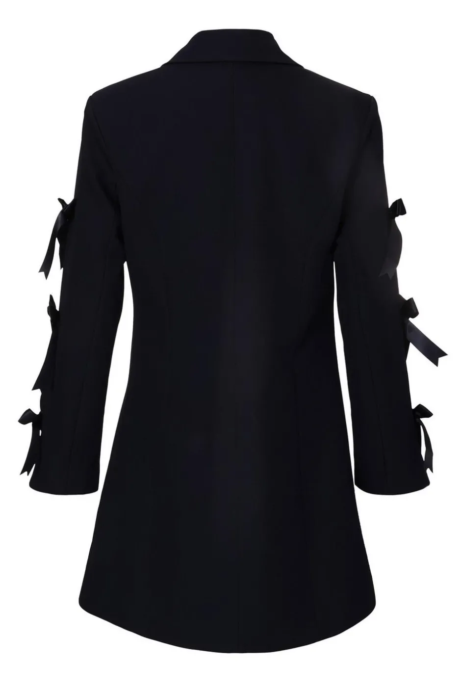 Quiz Bow Sleeve Blazer Dress Navy Best