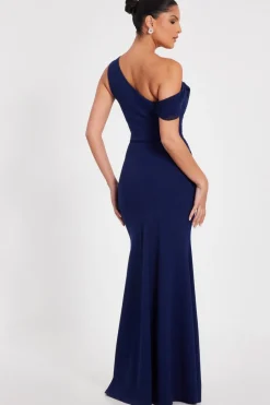 Quiz Drop Sleeve Maxi Dress Navy Online