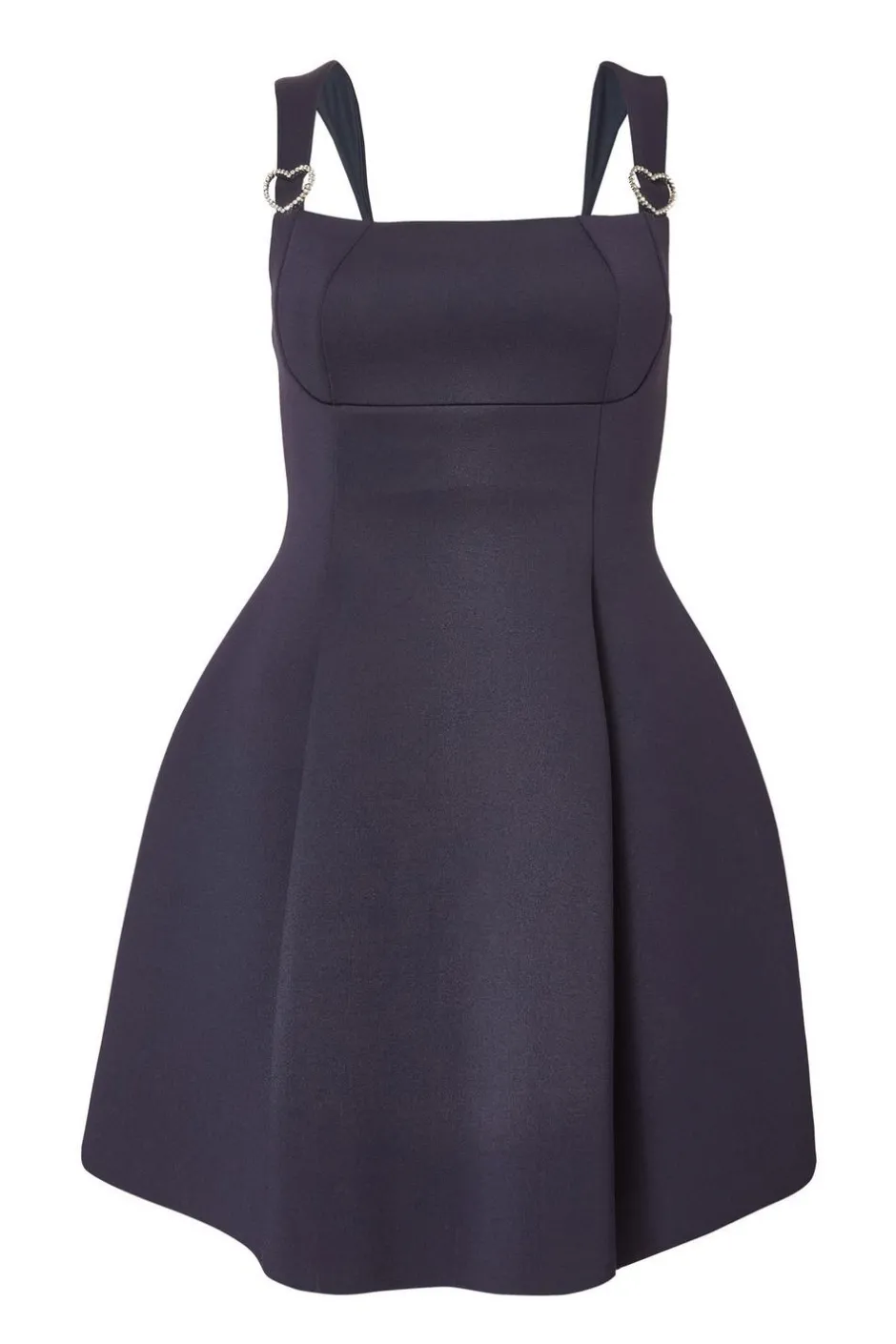 Quiz Navy Heart Charm Mini Dress Discount