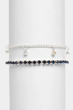 Quiz Jewel Bracelet Set Navy Sale