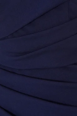 Quiz Navy Puff Sleeve Maxi Dress Hot
