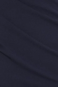 Quiz Navy Ruffle Bardot Maxi Dress Outlet
