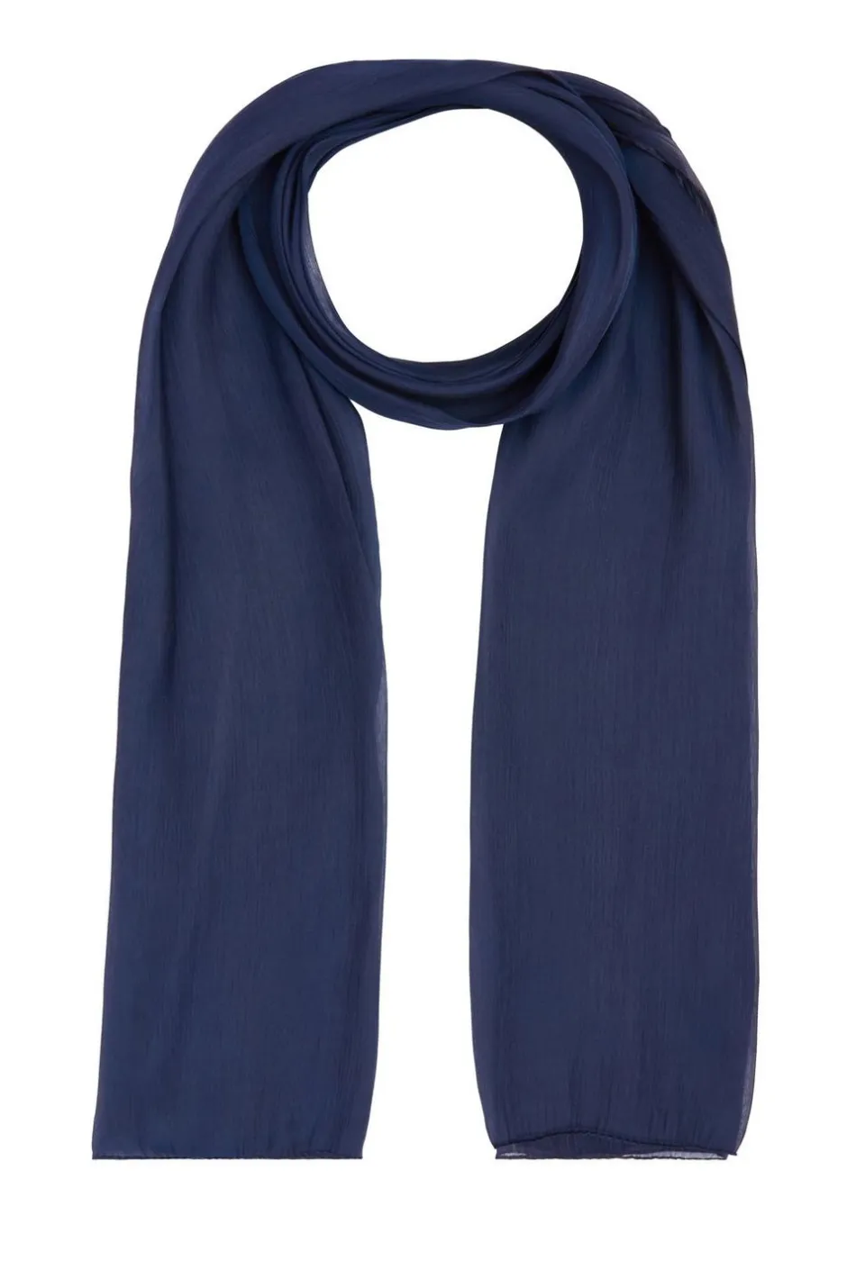 Quiz Sheer Scarf Navy Discount