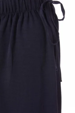 Quiz Tie Waist Palazzo Trousers Navy