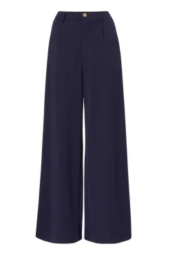 Quiz Wide Leg Trousers Navy