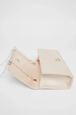 Quiz Long Clutch Bag Nude Sale