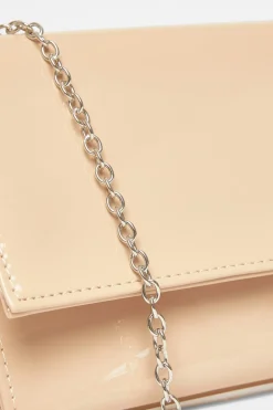 Quiz Patent Fold Over Envelope Bag Nude Sale