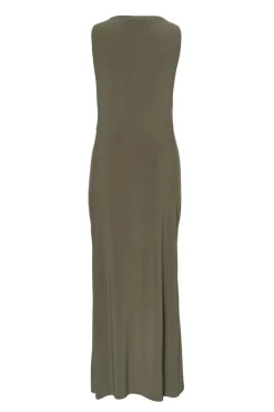 Quiz Olive Wrap Midaxi Dress Discount