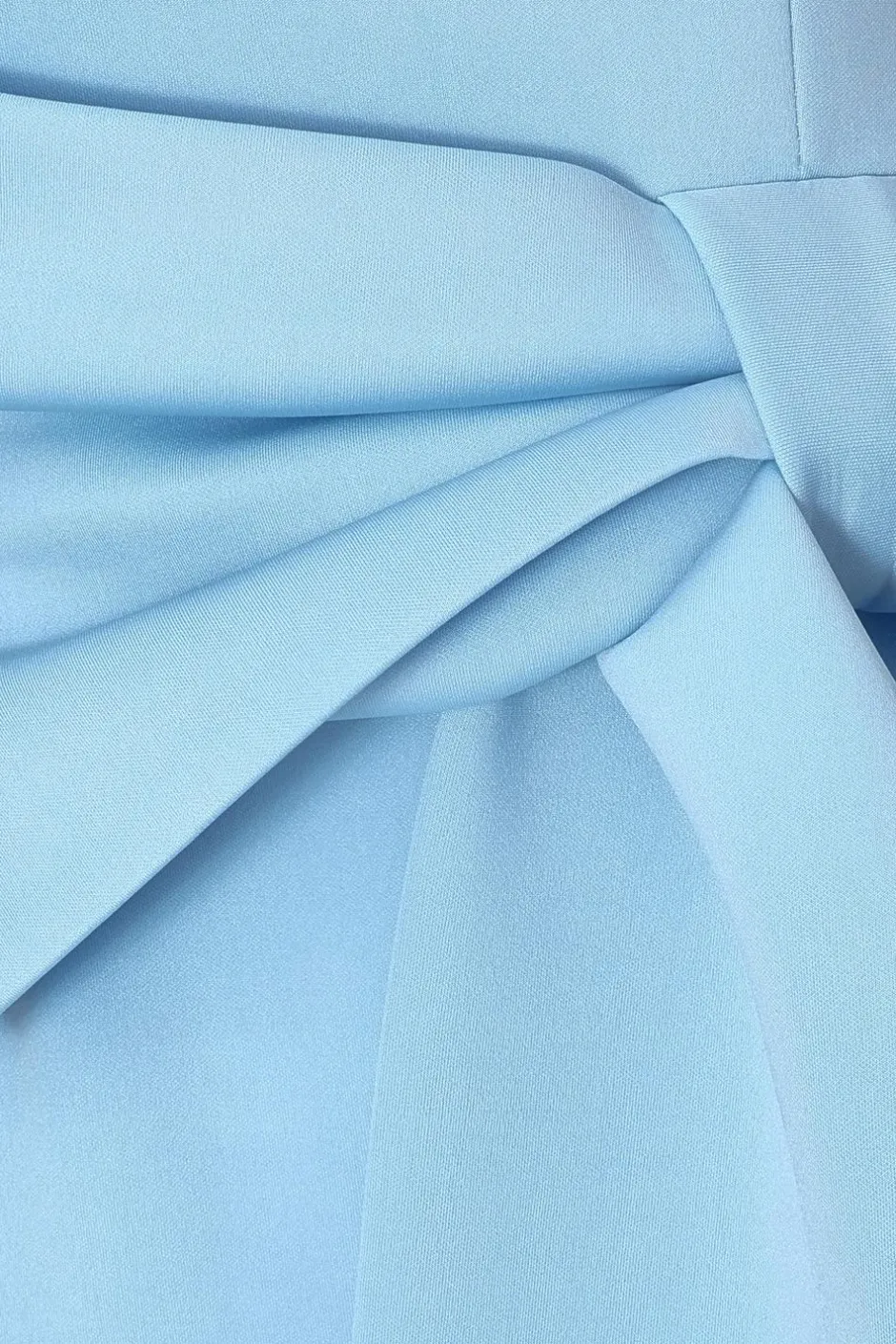 Quiz Strapless Bow Midi Dress Pale Blue Best