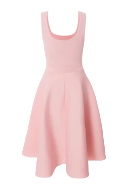 Quiz Petite Baby Pink A-Line Midi Dress Best