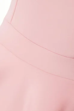 Quiz Petite Baby Pink A-Line Midi Dress Best