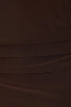 Quiz Petite Brown Gold Buckle Midaxi Dress Best