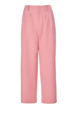 Quiz Petite Coral Wide Leg Tailored Trousers Sale