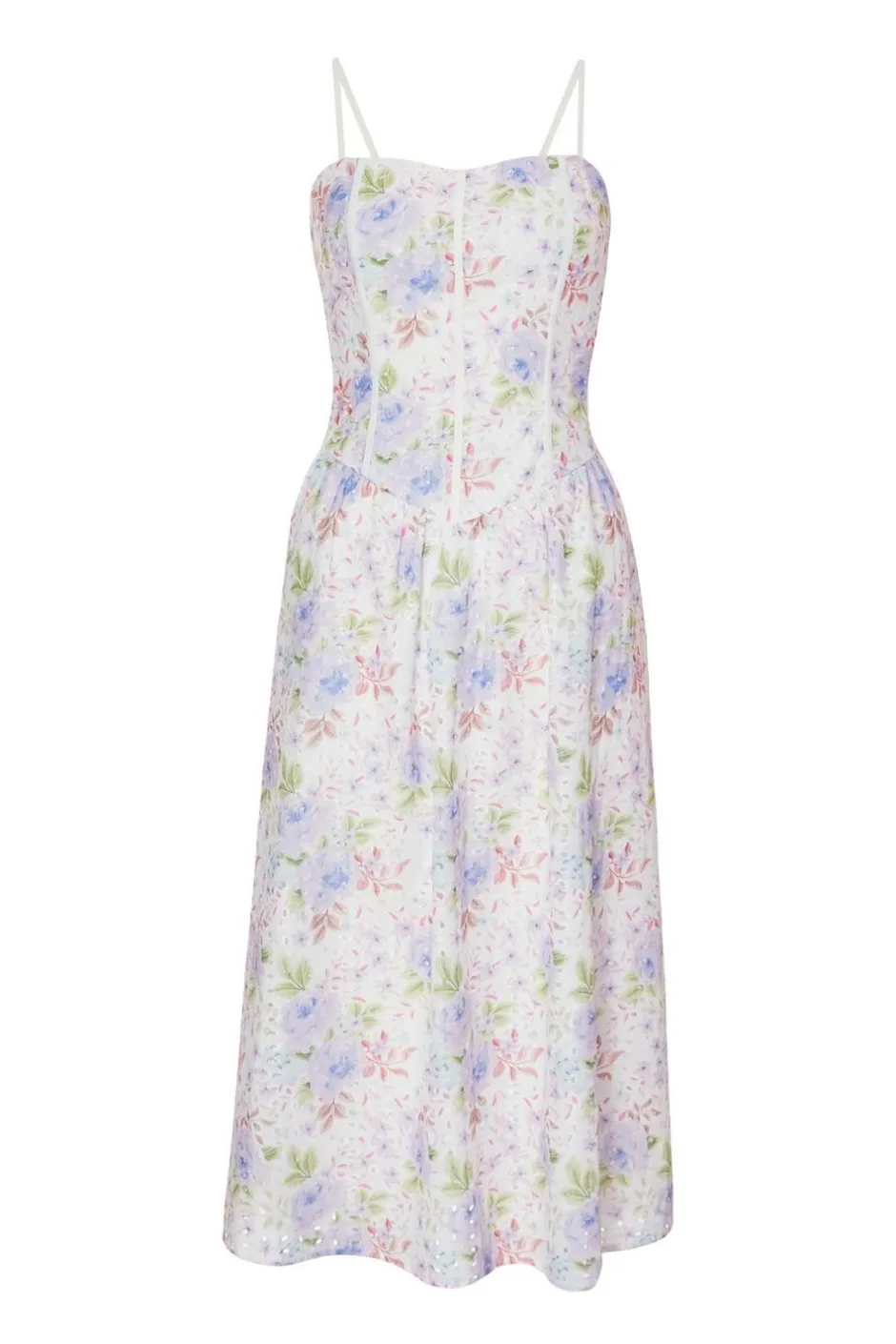 Quiz Petite Floral Embroidered Midi Dress Discount