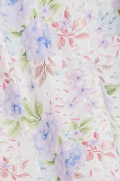 Quiz Petite Floral Embroidered Midi Dress Discount