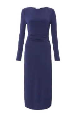 Quiz Petite Indigo Ruched Midaxi Dress Best