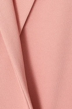 Quiz Petite Pink Ruched Sleeve Blazer New