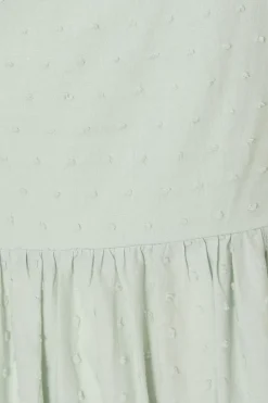 Quiz Petite Sage Tiered Midi Dress Best