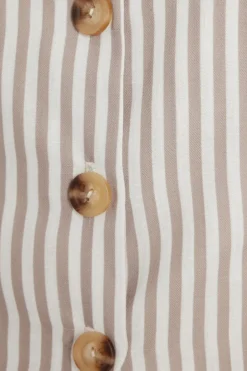 Quiz Petite Stone Striped Boat Neck Waistcoat Sale