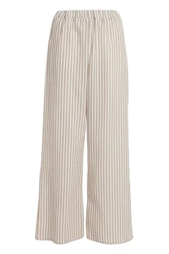 Quiz Petite Stone Striped Wide Leg Trousers Best