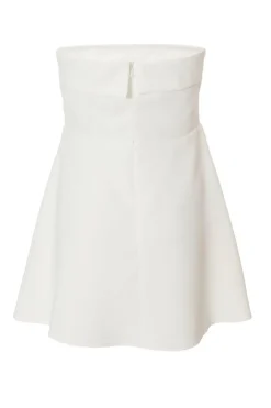Quiz Petite White Bandeau Mini Dress New