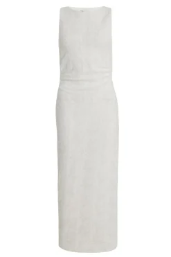 Quiz Petite White Jacquard Midaxi Dress New