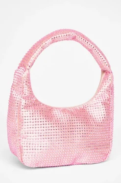 Quiz Diamante Mini Bag Pink Online