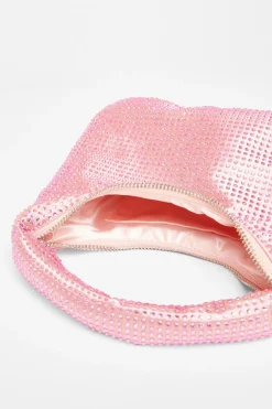 Quiz Diamante Mini Bag Pink Online