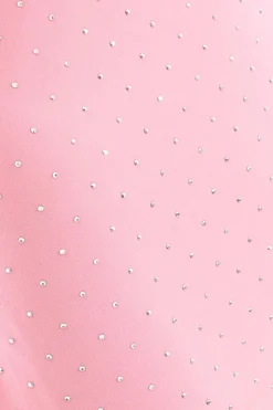 Quiz Pink Embellished Bodycon Mini Dress New