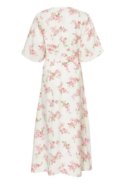 Quiz Pink Floral V-Neck Midi Dress Best