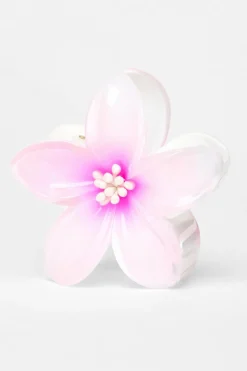 Quiz Flower Hair Claw Set Pink Outlet