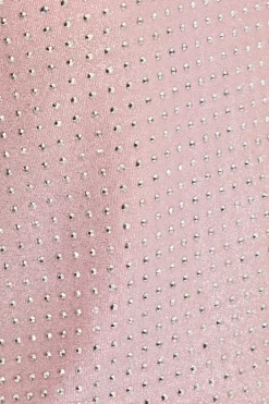 Quiz Pink Knit Embellished Top Discount